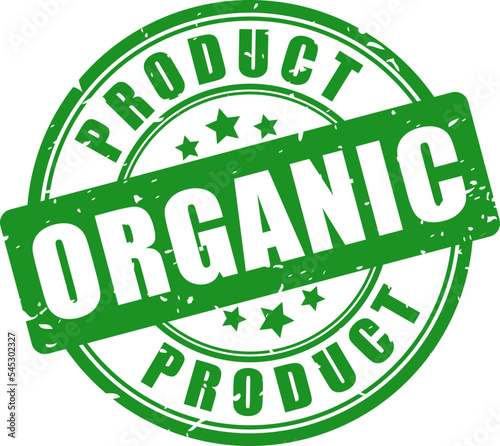 Organic product vector rubber stamp