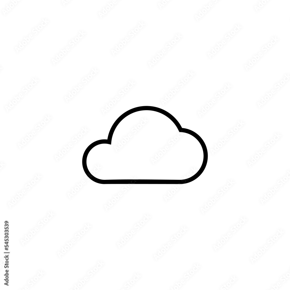 Cloud icon vector illustration. cloud sign and symbol Cloud icon vector illustration. cloud sign and symbol