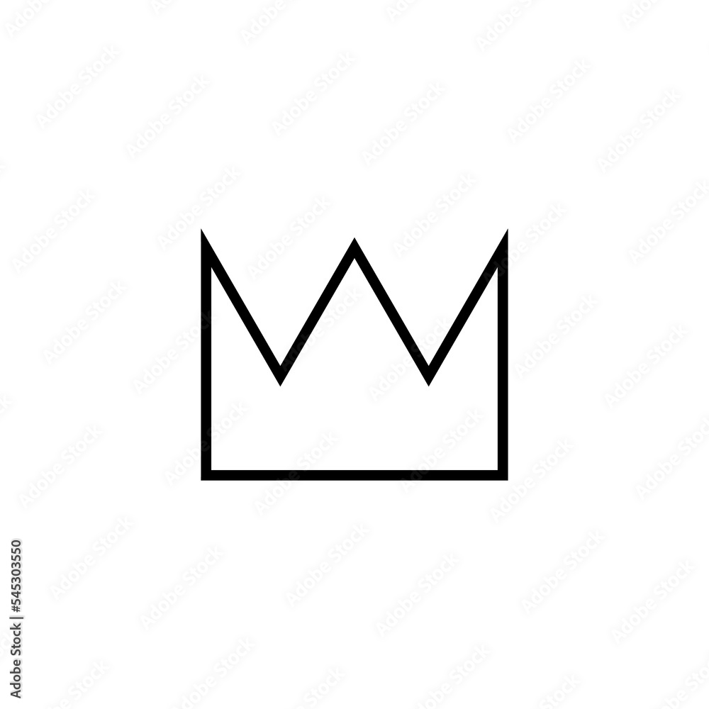 Crown icon vector illustration. crown sign and symbol Crown icon vector illustration. crown sign and symbol