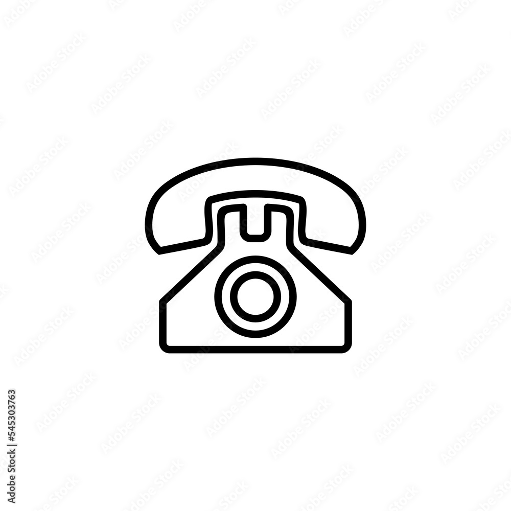 Telephone icon vector illustration. phone sign and symbol Telephone icon vector illustration. phone sign and symbol