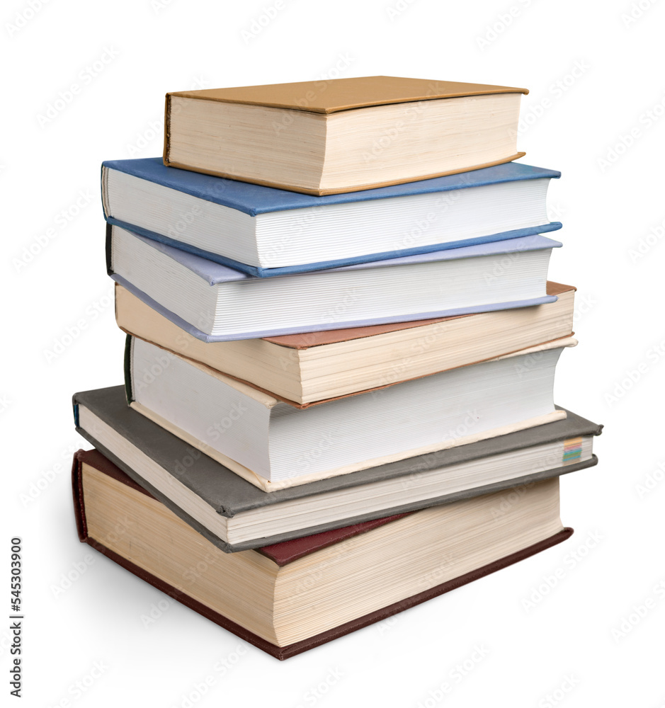 A school study colorful books stacked A school study colorful books stacked
