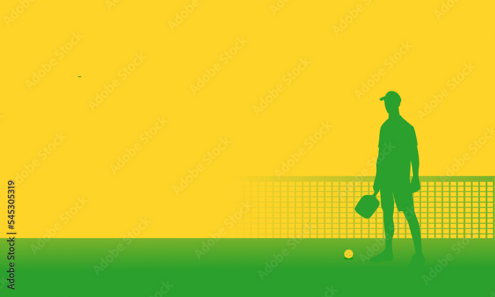 Cool editable vector background of pickleball theme great for any graphic design media Cool editable vector background of pickleball theme great for any graphic design media