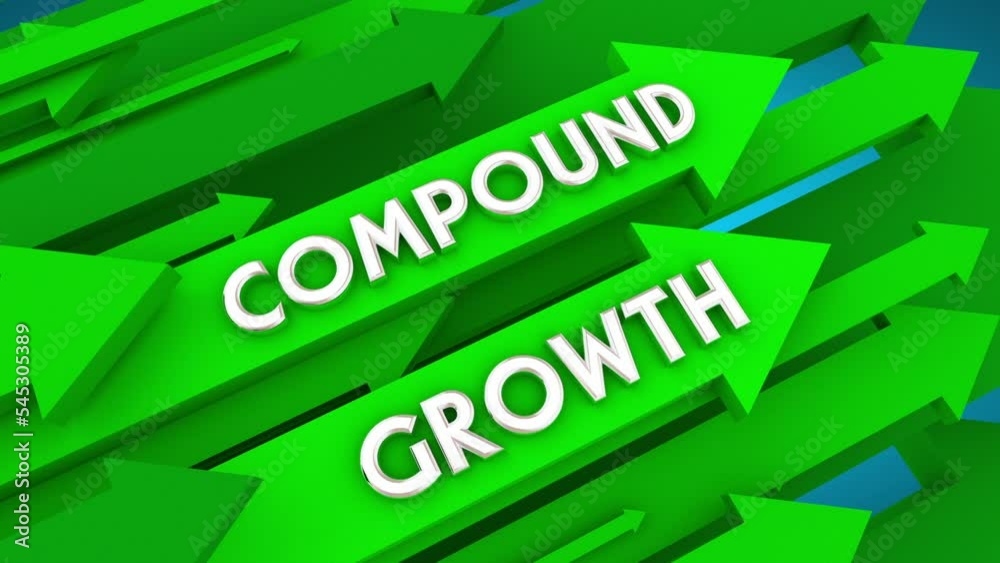 Compound Growth Interest Increase Wealth More Money 3d Animation Compound Growth Interest Increase Wealth More Money 3d Animation