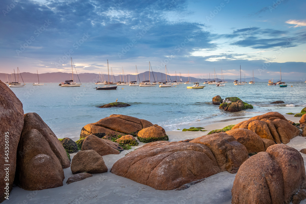 Peaceful landscape in Florianopolis, Santa Catarina, Southern Brazil