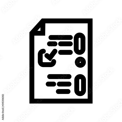 Analysis Checklist Cyber Risk Security Icon