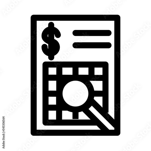 Analysis Financial Security Spy Surveillance Icon