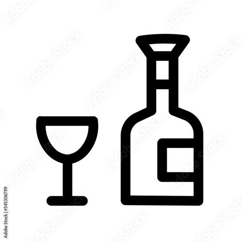 alcohol beverage bottle drink glass wine icon