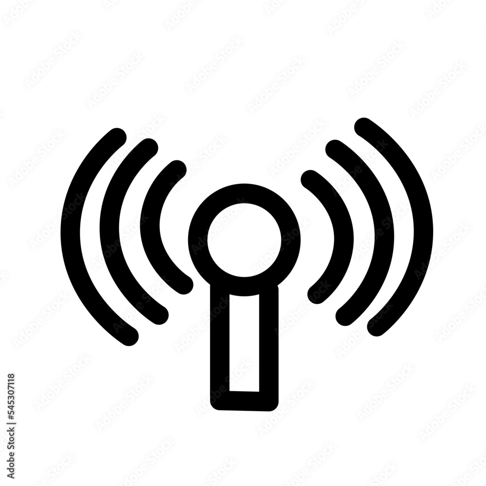 Antenna Network Signal Tower Wireless Icon Antenna Network Signal Tower Wireless Icon