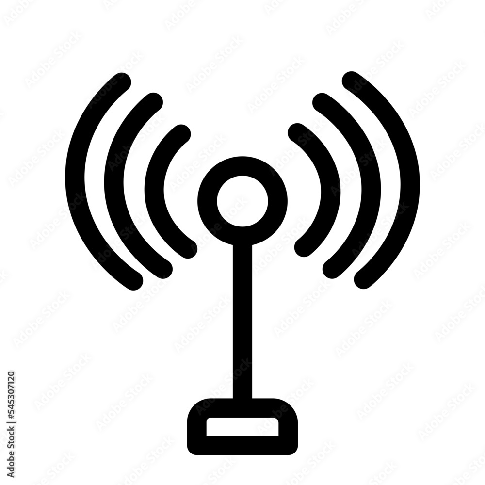 Antenna Network Signal Tower Wireless Icon Antenna Network Signal Tower Wireless Icon