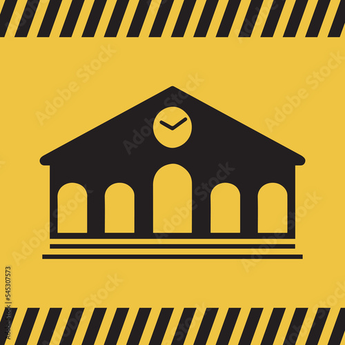 Logo transport ferroviaire.