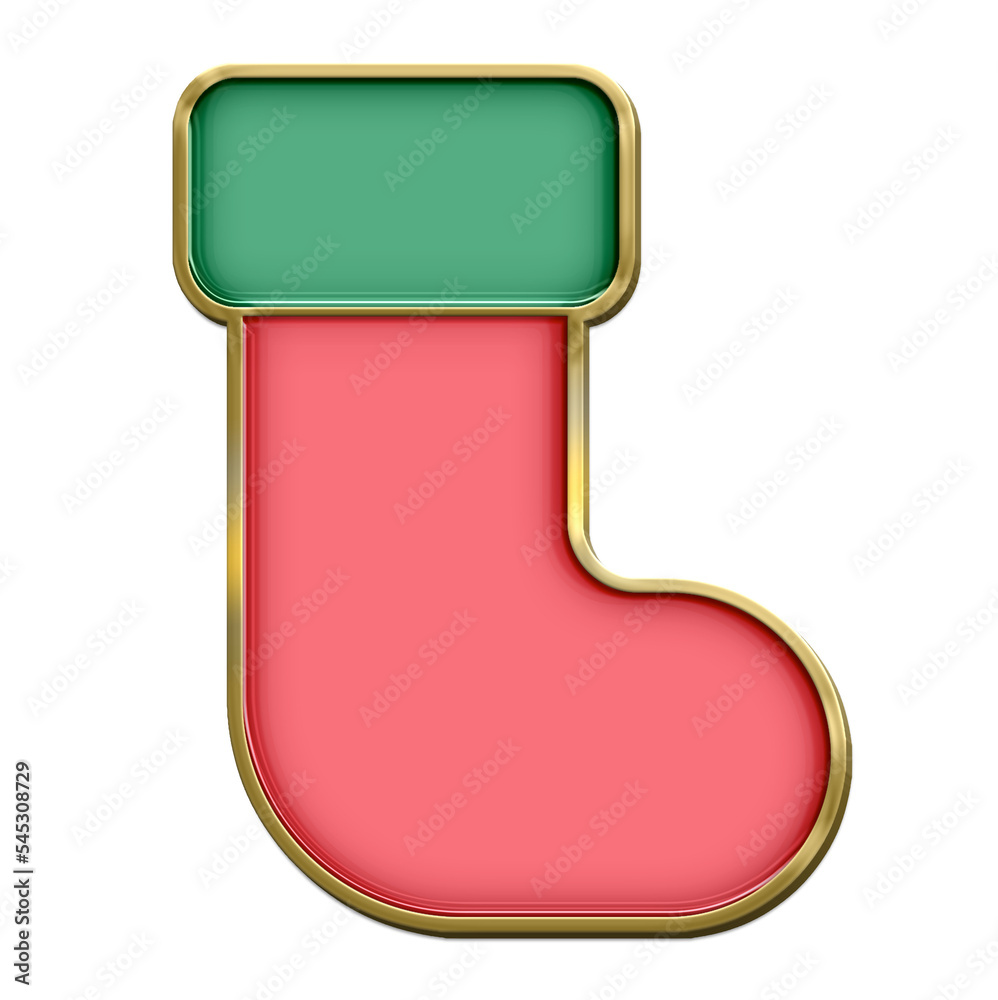 Christmas stocking enamel pin ornament Christmas stocking enamel pin ornament
