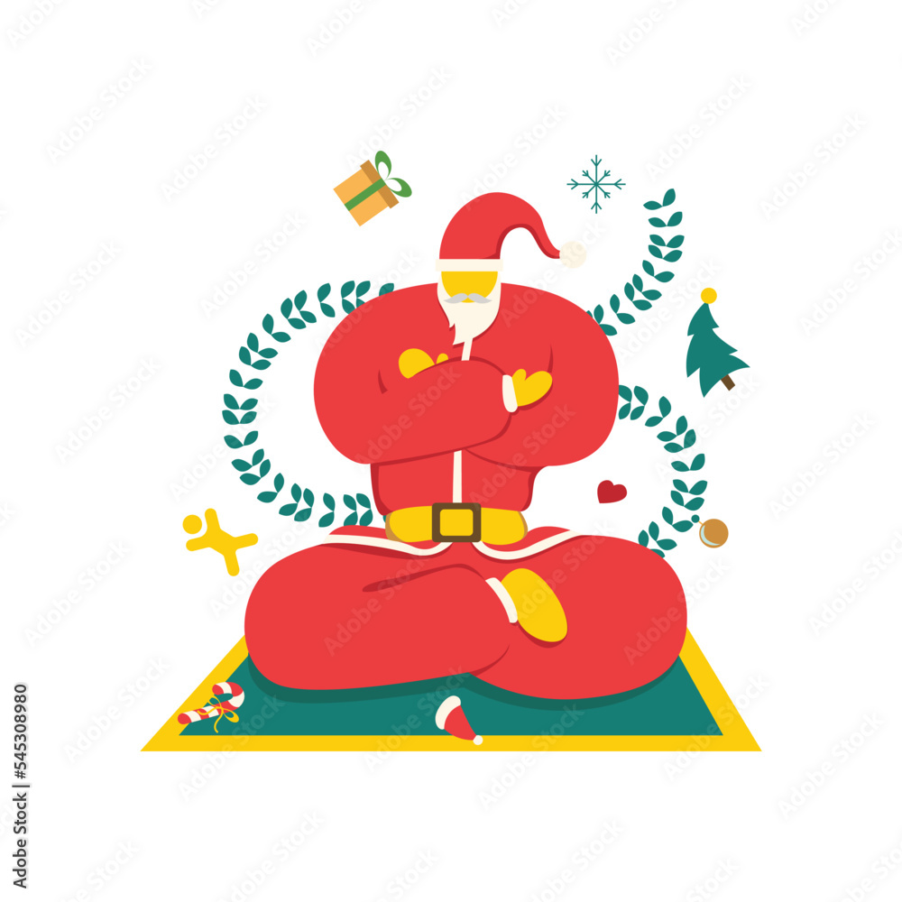 Santa claus flying Santa claus flying