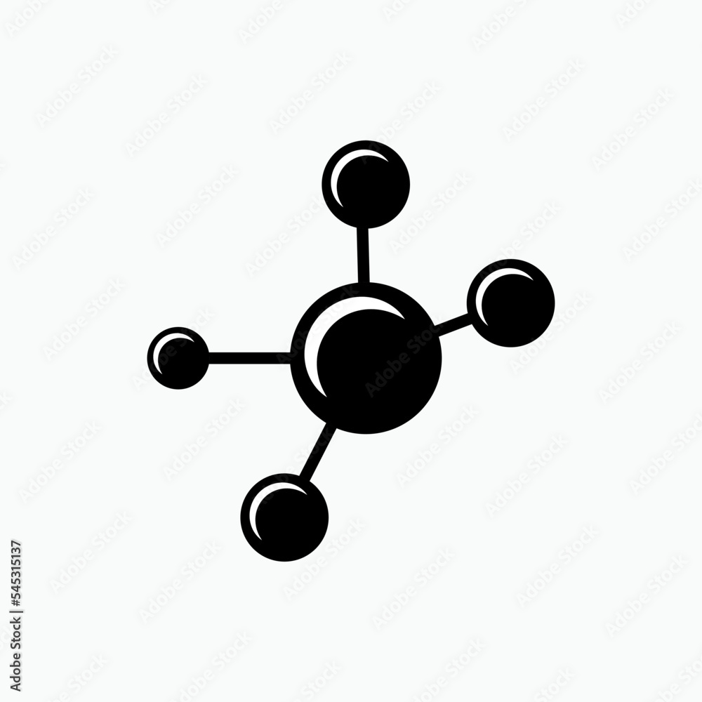 Molecule Icon - Vector, Sign and Symbol for Design, Presentation, Website or Apps Elements. Molecule Icon - Vector, Sign and Symbol for Design, Presentation, Website or Apps Elements.