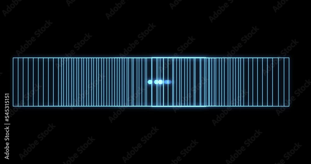 Progress Bar Loading Rectangle Gird M Blue Loop Animation Background Progress Bar Loading Rectangle Gird M Blue Loop Animation Background