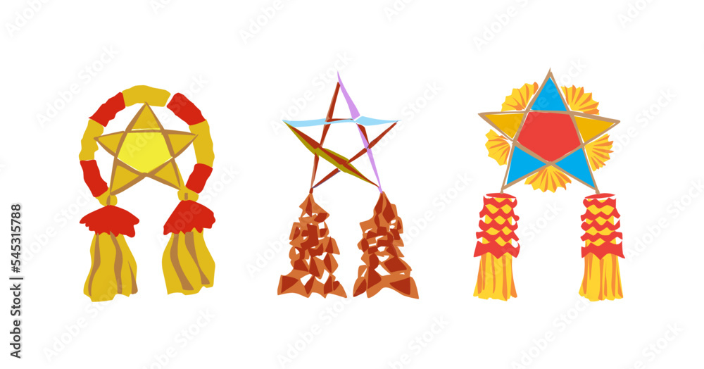 Vecteur Stock Native Traditional Pinoy Parol Lantern for Pasko decoration  for Christmas in the Philippines | Adobe Stock