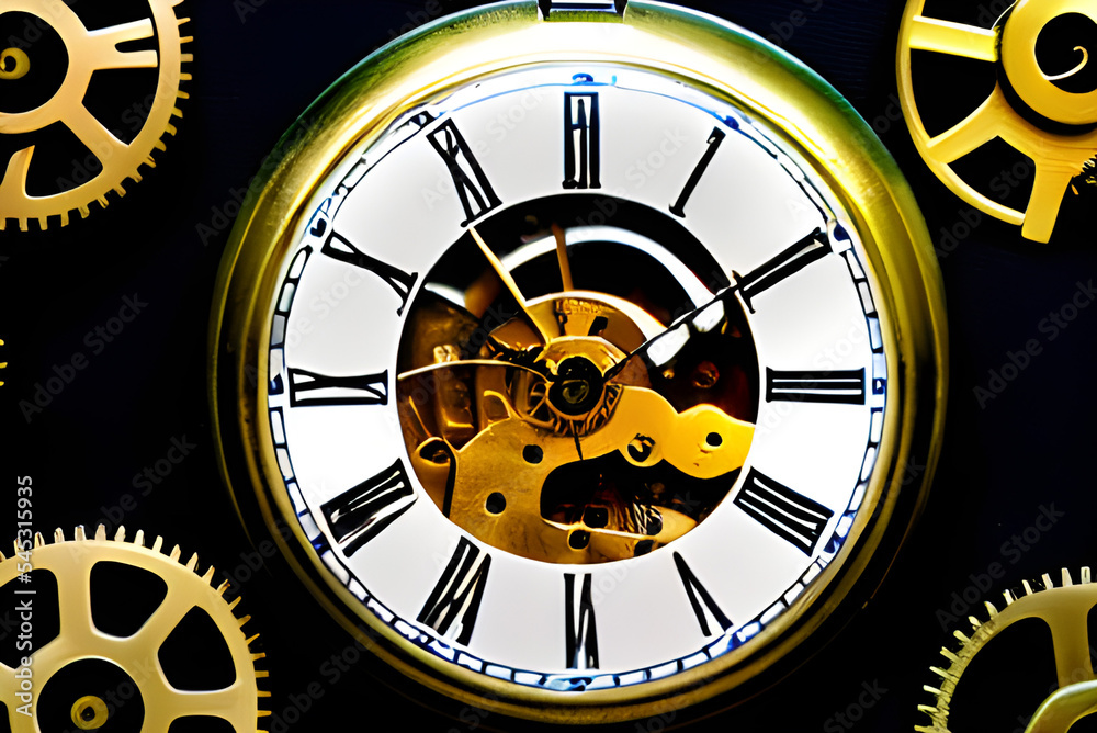 シックな懐中時計