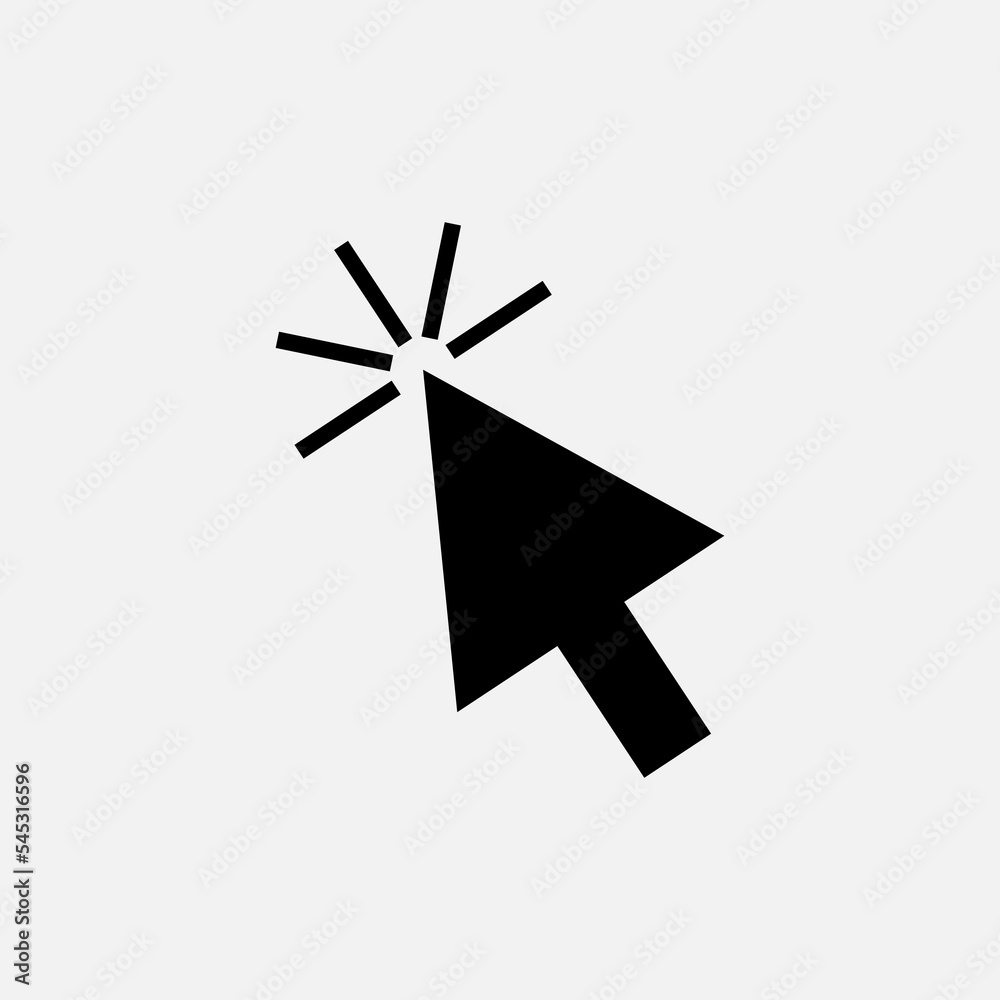 Cursor Icon. Pointer Illustrations - Vector, Sign and Symbol in Glyph Style for Design, Presentation, Website or Apps Elements. Cursor Icon. Pointer Illustrations - Vector, Sign and Symbol in Glyph Style for Design, Presentation, Website or Apps Elements.