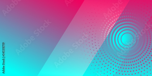 Futuristic background with lines and a halftone effect. Modern colorful gradient banner template. Vector, 2022-2023 © RODIYAH
