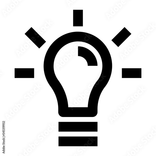 Icon Light With Style Outline