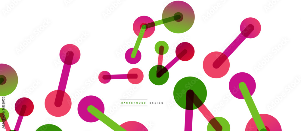 Line points connections geometric abstract background. Circles connected by lines. Trendy techno business template for wallpaper, banner, background or landing Line points connections geometric abstract background. Circles connected by lines. Trendy techno business template for wallpaper, banner, background or landing