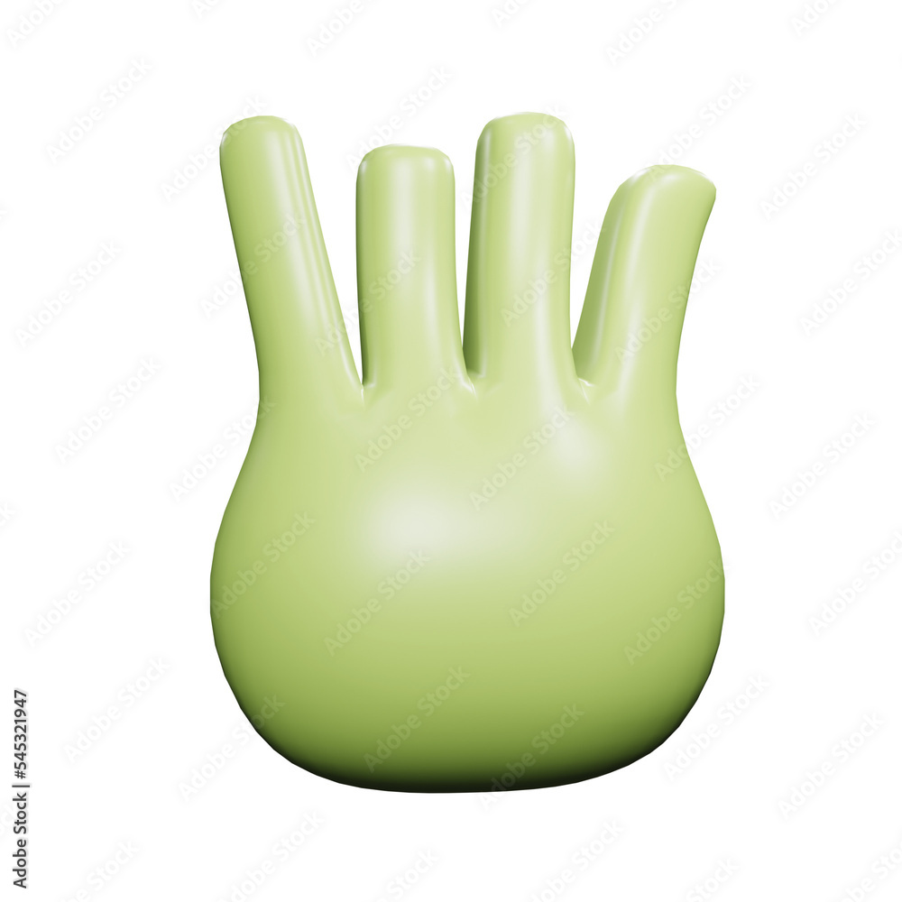 PNG 3d rendering of fennel vegetable for your content asset needs