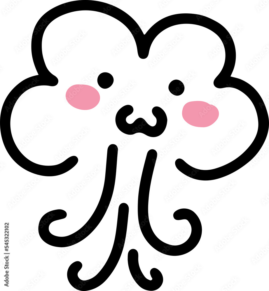 hand draw weather element hand draw weather element