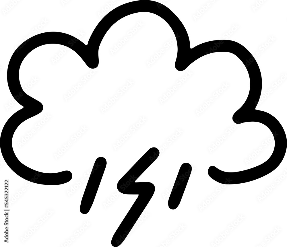 hand draw weather element hand draw weather element