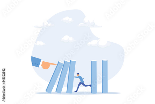 Risk management, control danger, lost or damage from crisis or accident, management and investment strategy, assessment level concept, flat vector modern illustration
