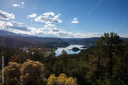 Flaming Gorge Reservoir, Green River, Vernal Utah, dam, Wyoming, Lake. 