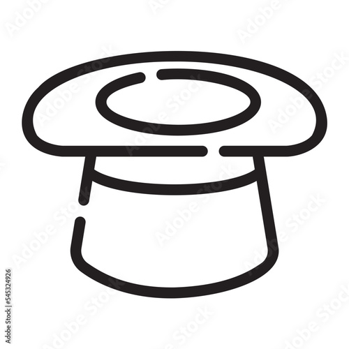Magic Hat line icon