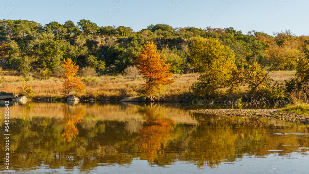 Fall at Pedernales Falls State Park in Blanco, Texas (Texas Hill Country) Fall at Pedernales Falls State Park in Blanco, Texas (Texas Hill Country)