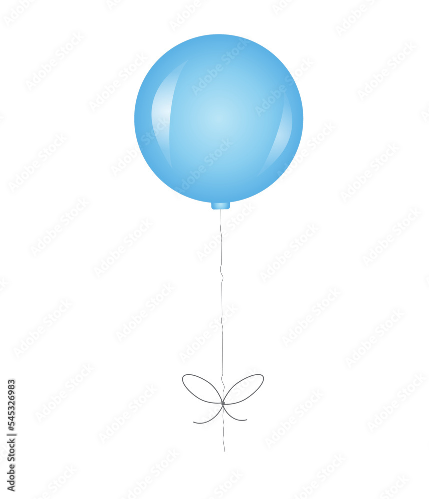 Baby Blue Balloon with Bow Tie Transparent Clipart Baby Blue Balloon with Bow Tie Transparent Clipart