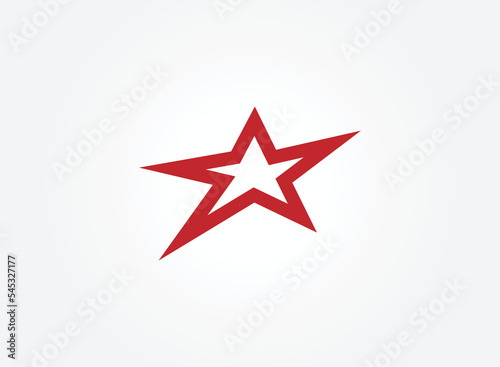Abstract star logo icon design template elements. eps 10. 