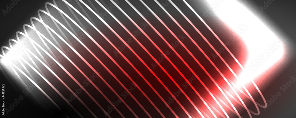Shiny neon waves, dynamic electric motion, energy or speed concept. Vector illustration for wallpaper, banner, background, leaflet, catalog, cover, flyer Shiny neon waves, dynamic electric motion, energy or speed concept. Vector illustration for wallpaper, banner, background, leaflet, catalog, cover, flyer