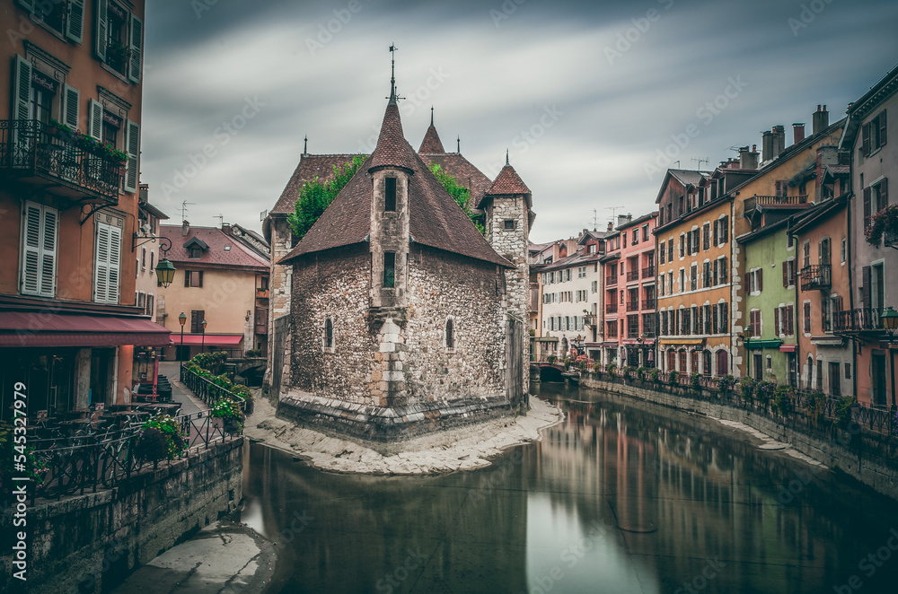 Annecy, le palais de l'Isle Stock Photo | Adobe Stock