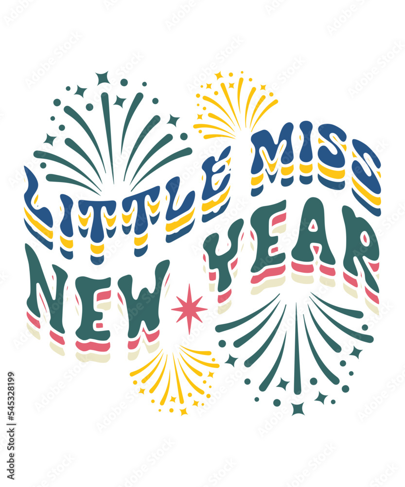 Happy New Year 2023 retro new year SVG cut file, Retro new year shirt svg, New Years eve PNG for sublimation - Commercial Use, Digital File, Retro Cheers To The New Year Vintage Sublimation Png