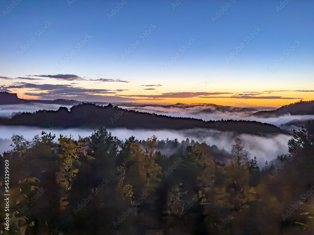 Sonnenuntergang am Ziegenrücken