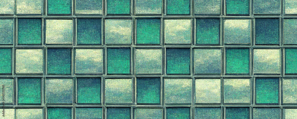 blue glass wall blue glass wall