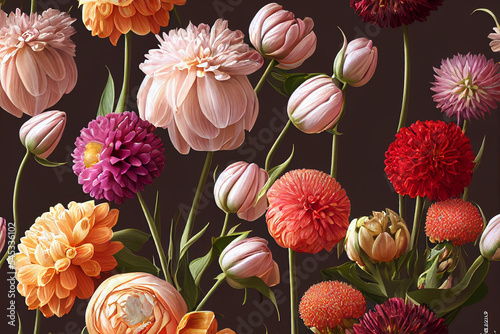 Wallpaper Mural flowers Torontodigital.ca