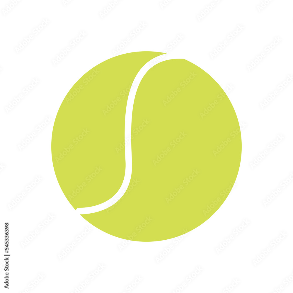 Flat vector illustration in childish style. Hand drawn different tennis balls Flat vector illustration in childish style. Hand drawn different tennis balls