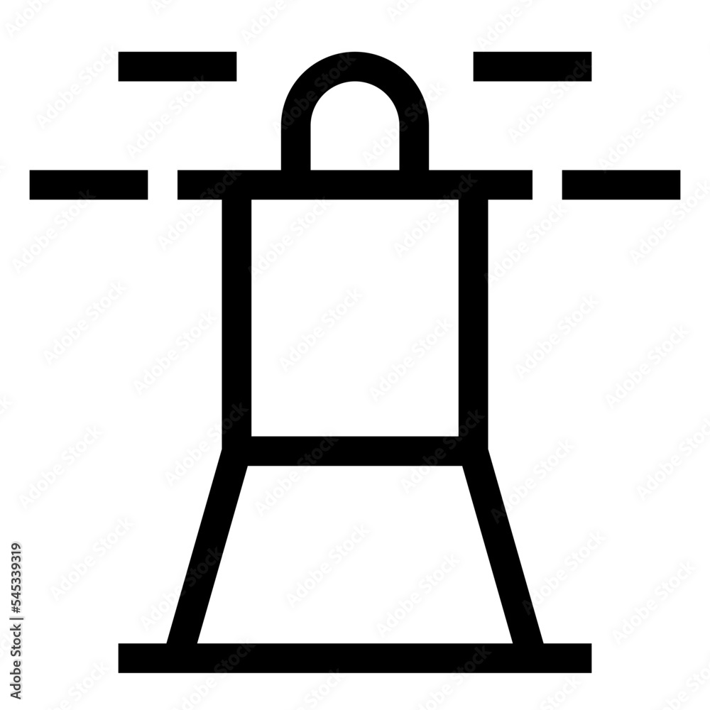 Icon Lighthouse With Style Outline Icon Lighthouse With Style Outline