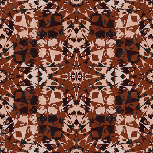 
Seamless fractal pattern in vector format for printed fabrics or any other purposes. Every object is grouped base on color so the pattern is editable, tileable and easy to use.