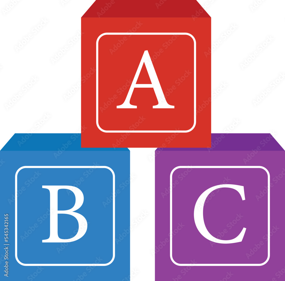 Cubes for Kids Vector Illustration Graphic Cubes for Kids Vector Illustration Graphic