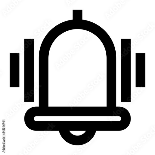 Icon Bell With Style Outline