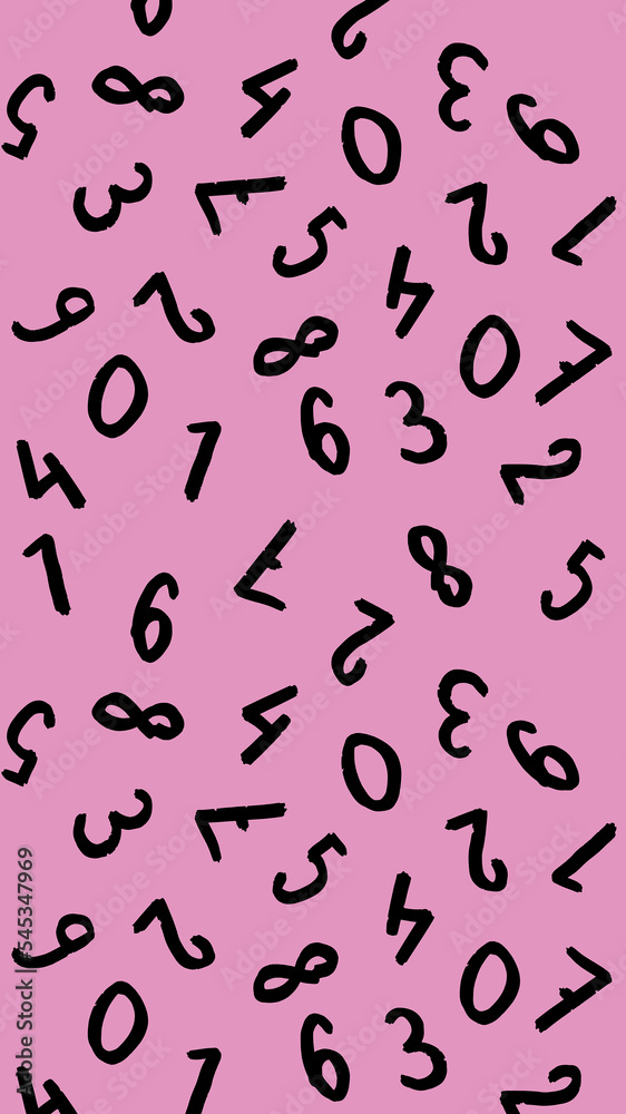 template with the image of keyboard symbols. a set of numbers. Surface template. pastel purple background. Vertical image. template with the image of keyboard symbols. a set of numbers. Surface template. pastel purple background. Vertical image.