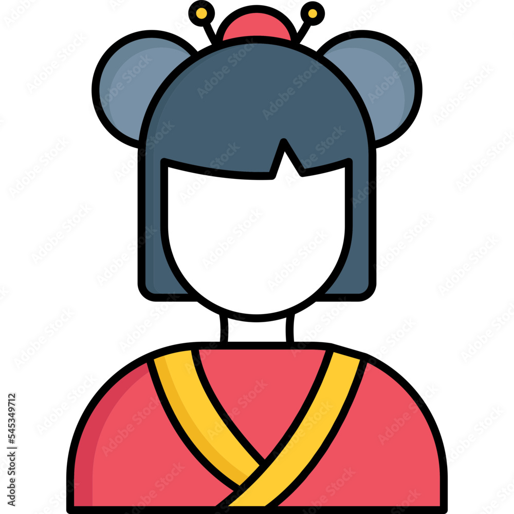 Chinese woman which can easily edit or modify
Chinese woman which can easily edit or modify