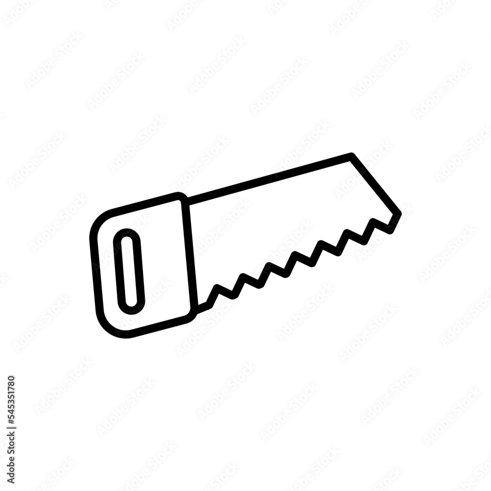 handsaw icon vector design illustration handsaw icon vector design illustration