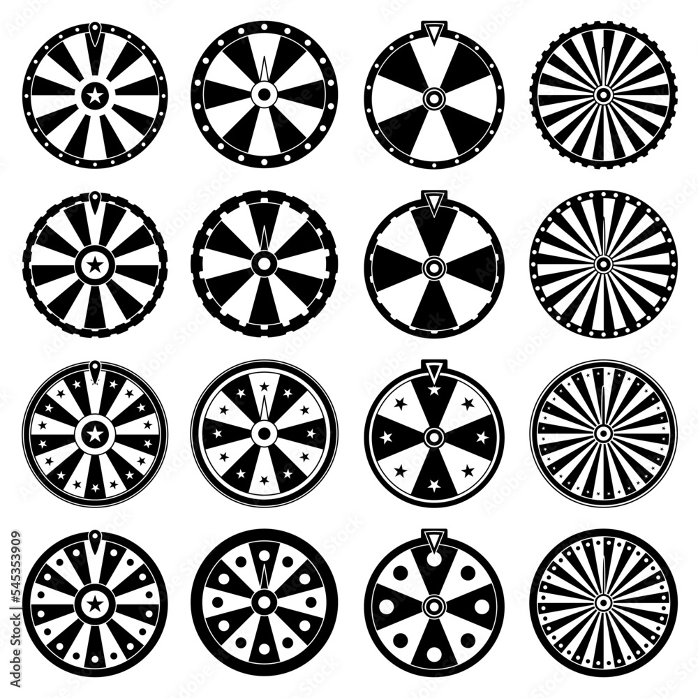 Fortune Wheel isolated on white background Fortune Wheel isolated on white background