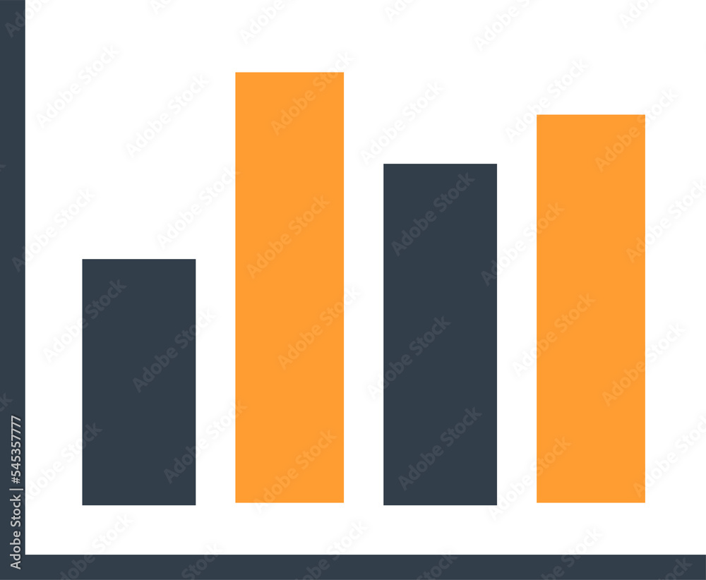 Graph chart icon, Business element graphic design. Graph chart icon, Business element graphic design.