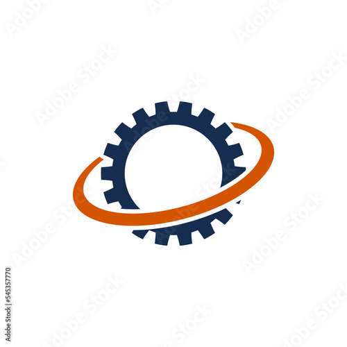 Gear Template Logo isolated on white background
